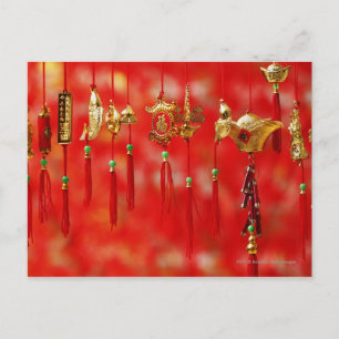 Cartes Pour Fêtes Annuelles Nouvelle année decoration chinoise
