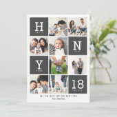 CARTES POUR FÊTES ANNUELLES NOUVELLE ANNÉE GRAPHIQUE (Debout devant)