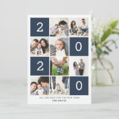 CARTES POUR FÊTES ANNUELLES NOUVELLE ANNÉE GRAPHIQUE (Debout devant)