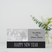 Cartes Pour Fêtes Annuelles nouvelle année heureuse (Debout devant)