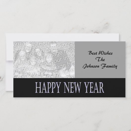 Cartes Pour Fêtes Annuelles nouvelle année heureuse (Devant)