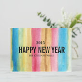 Cartes Pour Fêtes Annuelles nouvelle année heureuse (Debout devant)