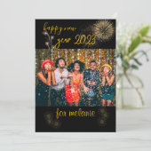 Cartes Pour Fêtes Annuelles nouvelle année heureuse (Debout devant)