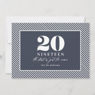 Cartes Pour Fêtes Annuelles Nouvelle année typographique moderne de vacances