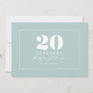 Cartes Pour Fêtes Annuelles Nouvelle année typographique moderne de vacances