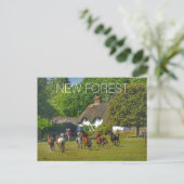 Cartes Pour Fêtes Annuelles Nouvelle Forêt (Debout devant)