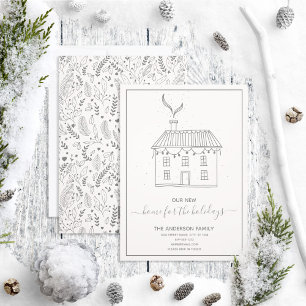 Cartes Pour Fêtes Annuelles Nouvelle maison moderne pour les fêtes Changement