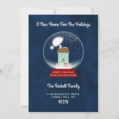 Cartes Pour Fêtes Annuelles Nouvelle Maison Pour Les Fêtes | Annonce de déména (Devant)