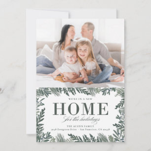 Cartes Pour Fêtes Annuelles Nouvelle maison pour les vacances déménagement fai