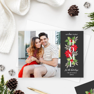 Cartes Pour Fêtes Annuelles Nouvelle maison pour les vacances Gris Photo Movin