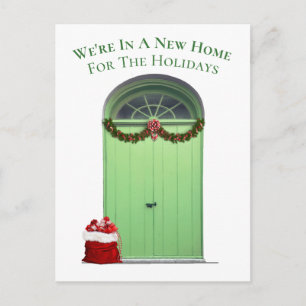Cartes Pour Fêtes Annuelles Nouvelle maison pour les vacances Porte Verte Modè