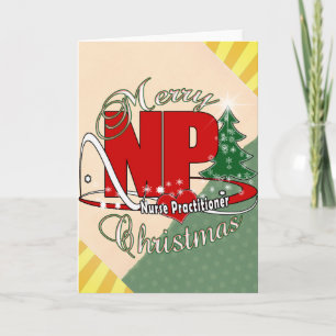Cartes Pour Fêtes Annuelles NP CHRISTMAS Infirmière Praticien