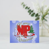 Cartes Pour Fêtes Annuelles NP CHRISTMAS Infirmière Praticien (Debout devant)