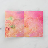 Cartes Pour Fêtes Annuelles NUAGE EN PURPLE, rose (Intérieur)