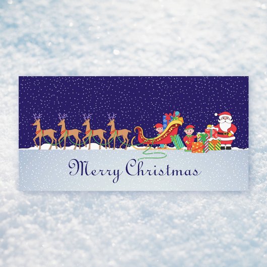 Cartes Pour Fêtes Annuelles Nuit avant Noël