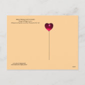 Cartes Pour Fêtes Annuelles NUIT AVEC LA Saint-Valentin ROSE (Dos)