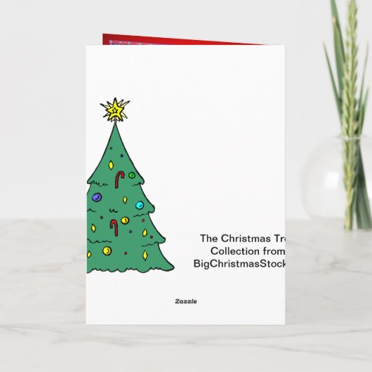 Cartes Pour Fêtes Annuelles Nuit de Noël devant l'église (Dos)