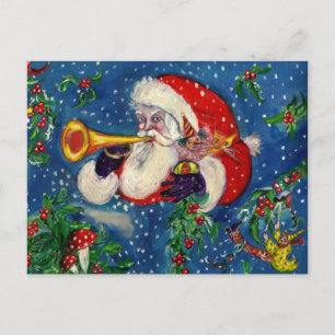 CARTES POUR FÊTES ANNUELLES NUIT DE NOËL / SANTA CLAUS