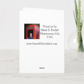 Cartes Pour Fêtes Annuelles Nuit D'Hiver À Québec (Dos)