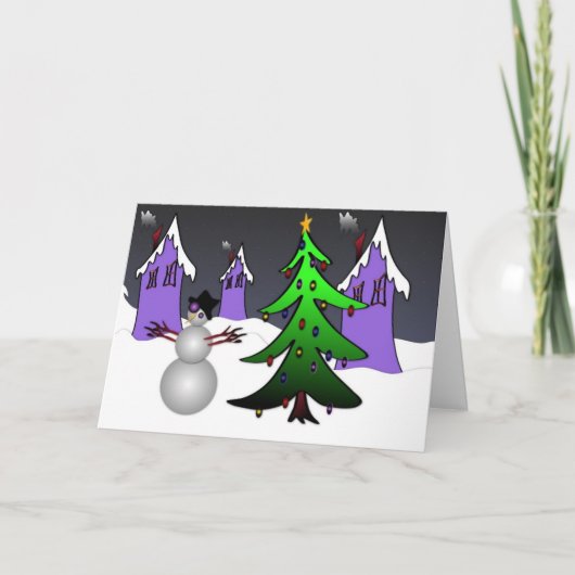 Cartes Pour Fêtes Annuelles Nuit étoilée (Devant)