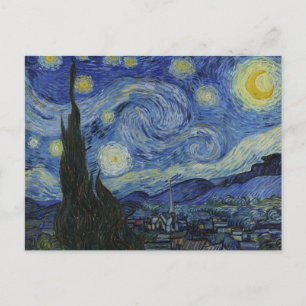 Cartes Pour Fêtes Annuelles "Nuit étoilée" par Van Gogh