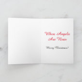 Cartes Pour Fêtes Annuelles Nuit fraîche de cardinal de Noël (Intérieur)