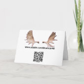 Cartes Pour Fêtes Annuelles Nuit froide dans l'Idaho (Dos)