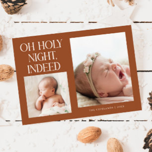 Cartes Pour Fêtes Annuelles Nuit Sainte En Vérité Annonce de Naissance Terraco