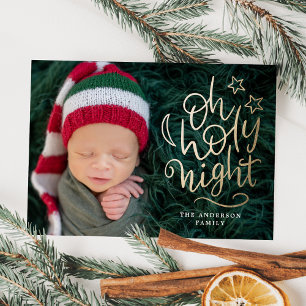 Cartes Pour Fêtes Annuelles Nuit Sainte Religieuse Photo de Noël