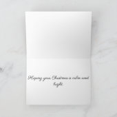 Cartes Pour Fêtes Annuelles Nuit silencieuse (Intérieur)