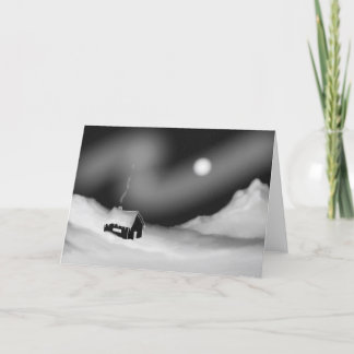 Cartes Pour Fêtes Annuelles Nuit silencieuse