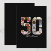 Cartes Pour Fêtes Annuelles Numéro 50 Collage photo (Devant / Derrière)