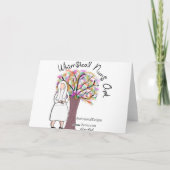 Cartes Pour Fêtes Annuelles Nun Art Noël Scène Cadeaux (Dos)