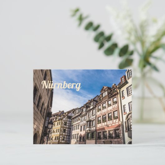 Cartes Pour Fêtes Annuelles Nuremberg Weissgerbergasse Nuremberg Bavaria Germa (Debout devant)