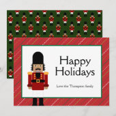 Cartes Pour Fêtes Annuelles Nutcracker  (Devant / Derrière)