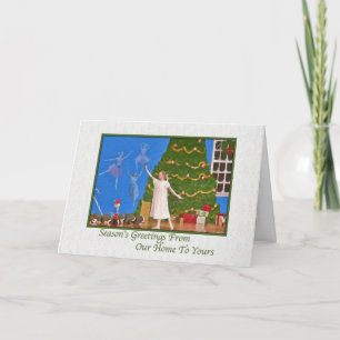 Cartes Pour Fêtes Annuelles Nutcracker Balle, De Notre Maison