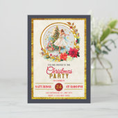 Cartes Pour Fêtes Annuelles Nutcracker Ballet Ballerina - Christmas Party (Debout devant)