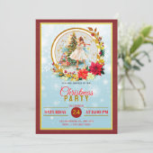 Cartes Pour Fêtes Annuelles Nutcracker Ballet Ballerina - Christmas Party (Debout devant)
