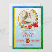 Cartes Pour Fêtes Annuelles Nutcracker Ballet Ballerina - Christmas Party (Devant)