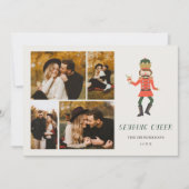Cartes Pour Fêtes Annuelles Nutcracker Cocktail "Sending Cheer" Photo Collage (Devant)