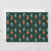 Cartes Pour Fêtes Annuelles Nutcracker Cocktail "Sending Cheer" Photo Collage (Dos)