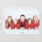 Cartes Pour Fêtes Annuelles Nutcracker Holiday Photo (Dos)