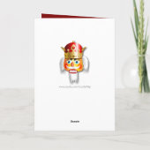 Cartes Pour Fêtes Annuelles Nutcracker King (Dos)