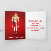 Cartes Pour Fêtes Annuelles Nutcracker King (Intérieur)