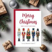 Cartes Pour Fêtes Annuelles Nutcracker mignon Joyeux Noël