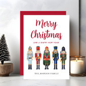 Cartes Pour Fêtes Annuelles Nutcracker mignon Joyeux Noël