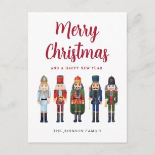 Cartes Pour Fêtes Annuelles Nutcracker mignon Joyeux Noël