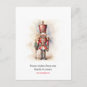 Cartes Pour Fêtes Annuelles Nutcracker vintage & Joyeux Noël (Devant)