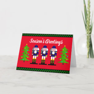 Cartes Pour Fêtes Annuelles Nutcrackers Jouet Soldat Ballet Arbres de Noël Amu