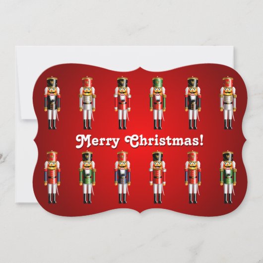 Cartes Pour Fêtes Annuelles Nutty Nutcrackers (Devant)